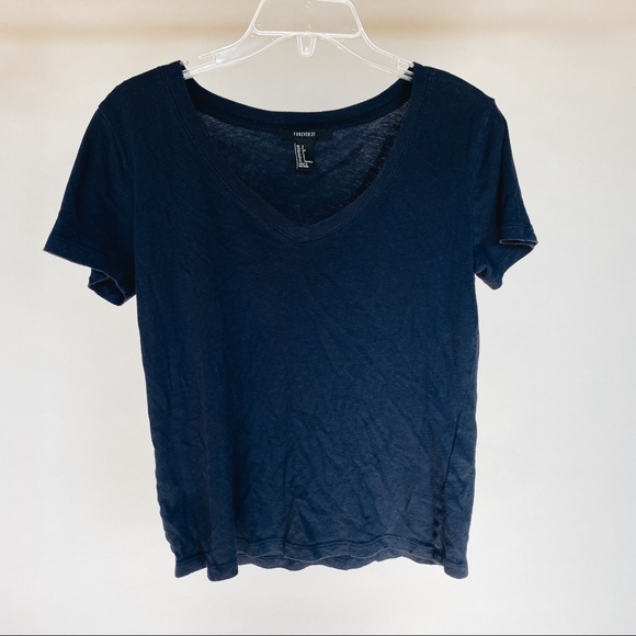 navy blue blouse forever 21